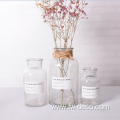 wholesale home decoration transparent clear glass vase